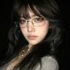 Japanese-style high intelligence silver box glasses women's flat mirror pure gold silk narrow frame without makeup artifact net red same style