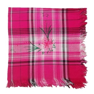 Summer rural old-fashioned versatile four-square scarf ice silk ultra-thin sunscreen breathable old-fashioned turban square scarf for the elderly