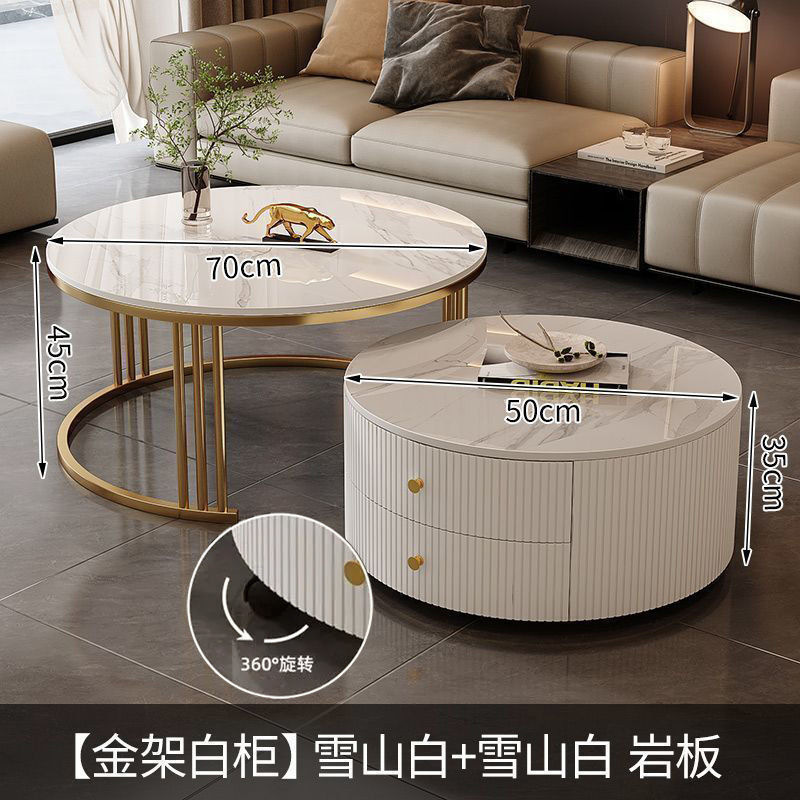 범용 휠 더블 펌프 - 골드 프레임 화이트 캐비닛 + 스노우 마운틴 화이트 슬레이트 + 스노우 마운틴 화이트 슬레이트