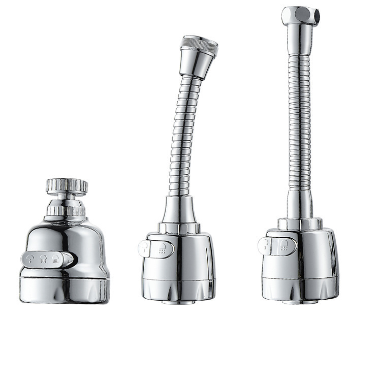 Faucet Universal Extender Shower Filter Rotating Extended Sink All-Copper Faucet Kitchen Splash-Proof Head