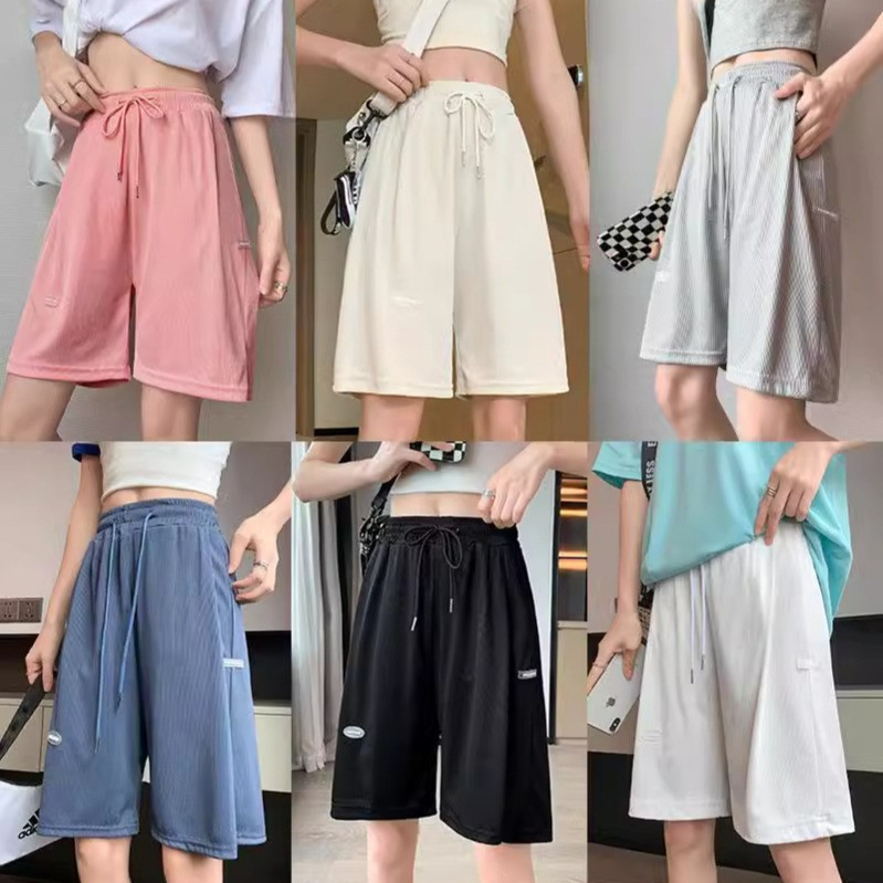 Summer New Style Outer Wear Basketball Sports Shorts Women's Ins Thin Quick-drying Pants Loose Casual Pants