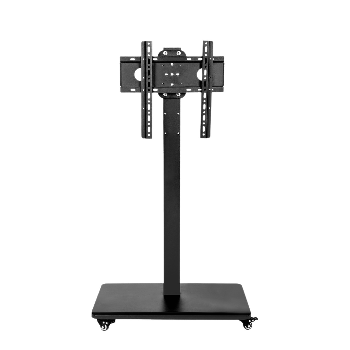30-150 Televisión de pulgada soporte de suelo móvil polea transmisión en vivo conferencia de enseñanza universal carro de remolque de televisión