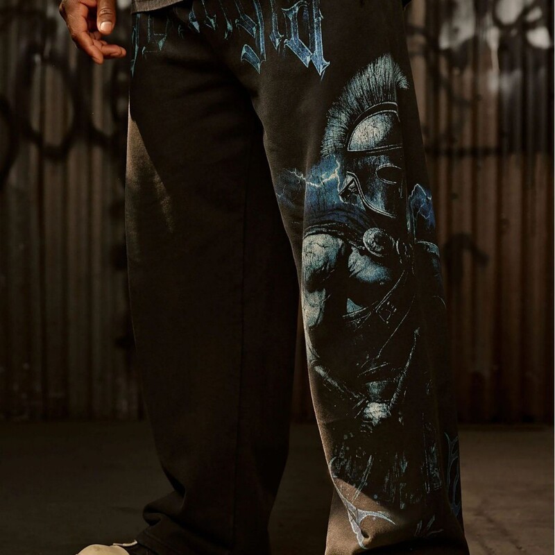 Youngla Collaboration with Axel Martinez Men's Sports Pants Jogging Fitness Cotton Straight-Leg Casual Trousers Youngla Collaboration with Axel Martinez Men's Sports Pants Jogging Fitness Cotton Straight-Leg Casual Trousers