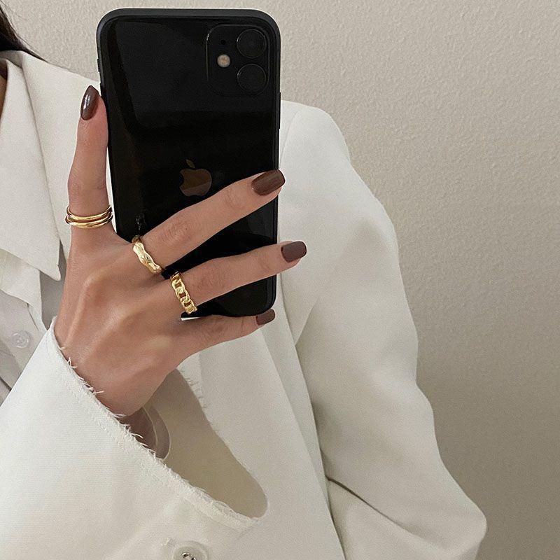 High-End Luxury Ring For Women, Fashionable Unique, Trendy On Instagram, Simple And Minimalist, Vintage Style,_voghion.com