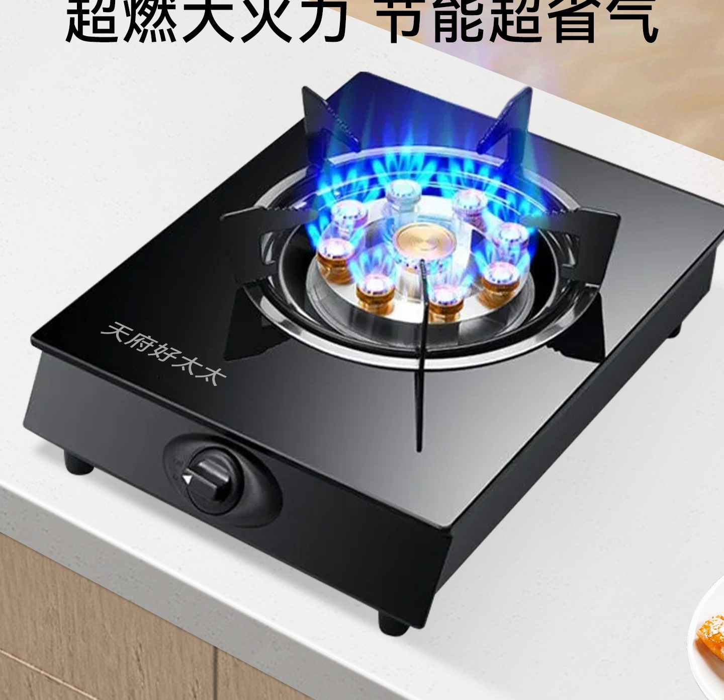 天府好太太家用燃气灶煤气灶节能煤气罐单灶液化气天然气台式猛火