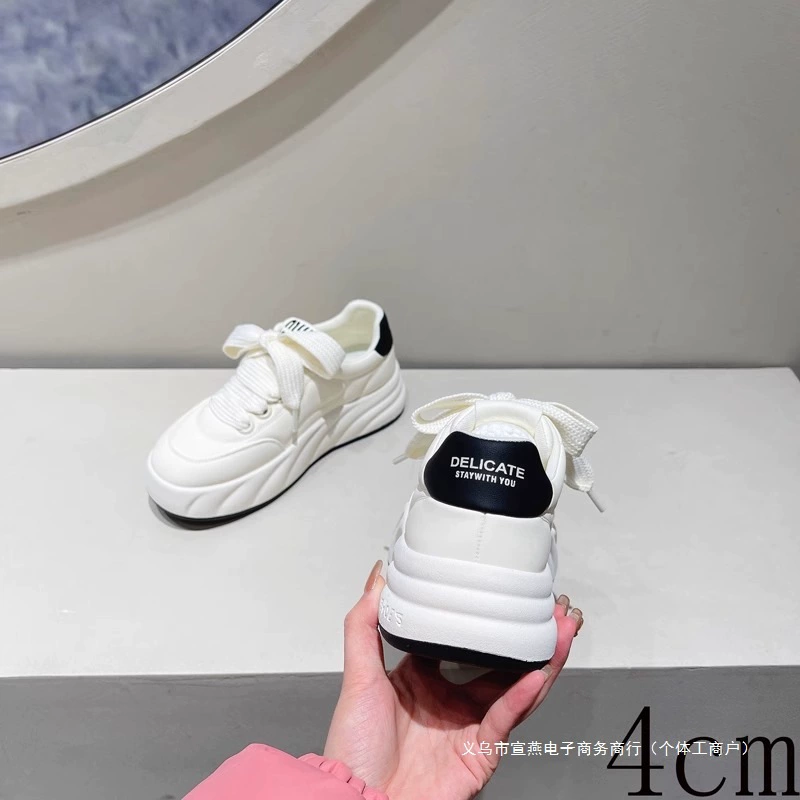 Высокие casual обувь на платформе Tide, летняя подходящая к юбке, дышащие кроссовки