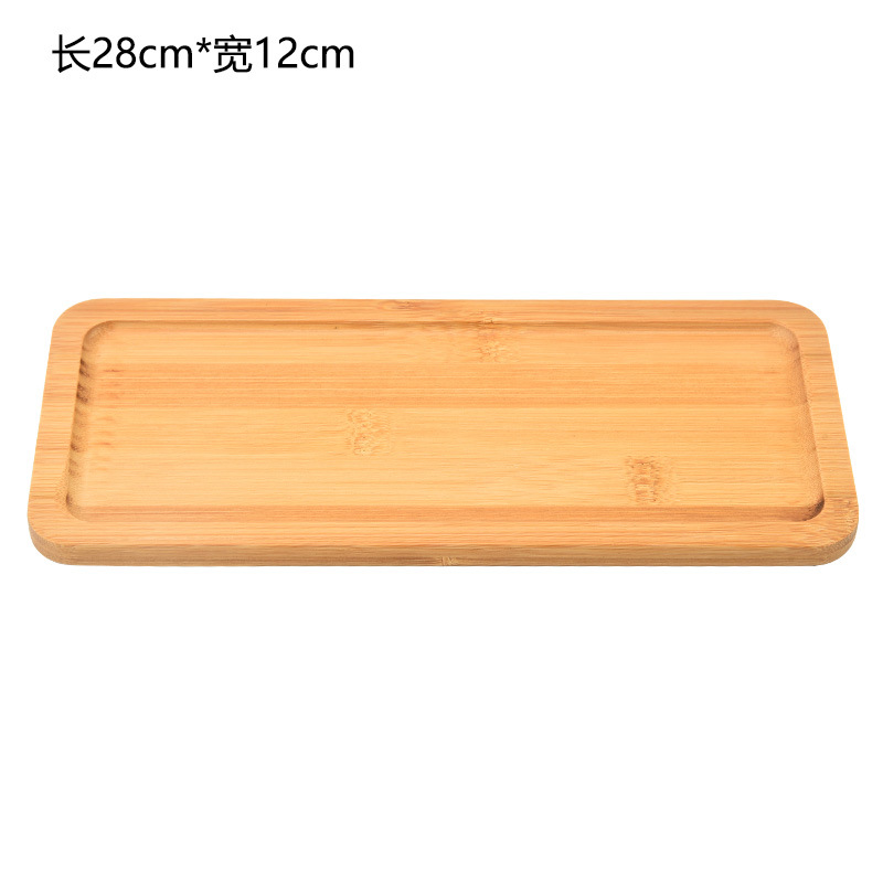 Bandeja de Madera y Bambú para Frutas y Bocadillos