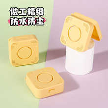 加工定做相机粉扑收纳盒100分XL粉扑空盒带透气孔气垫粉扑塑料盒