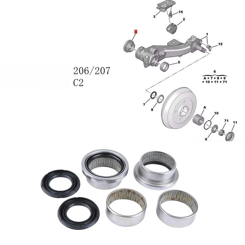 513196 517408 513266 5131A6 Suitable for Peugeot 206 207 Cc Rear Axle Bearing Repair Kit