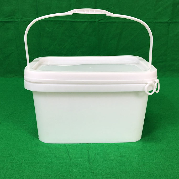 厂家5升pp塑料方桶5l肥料桶5kg化工桶玩具包装桶加厚食品级方桶