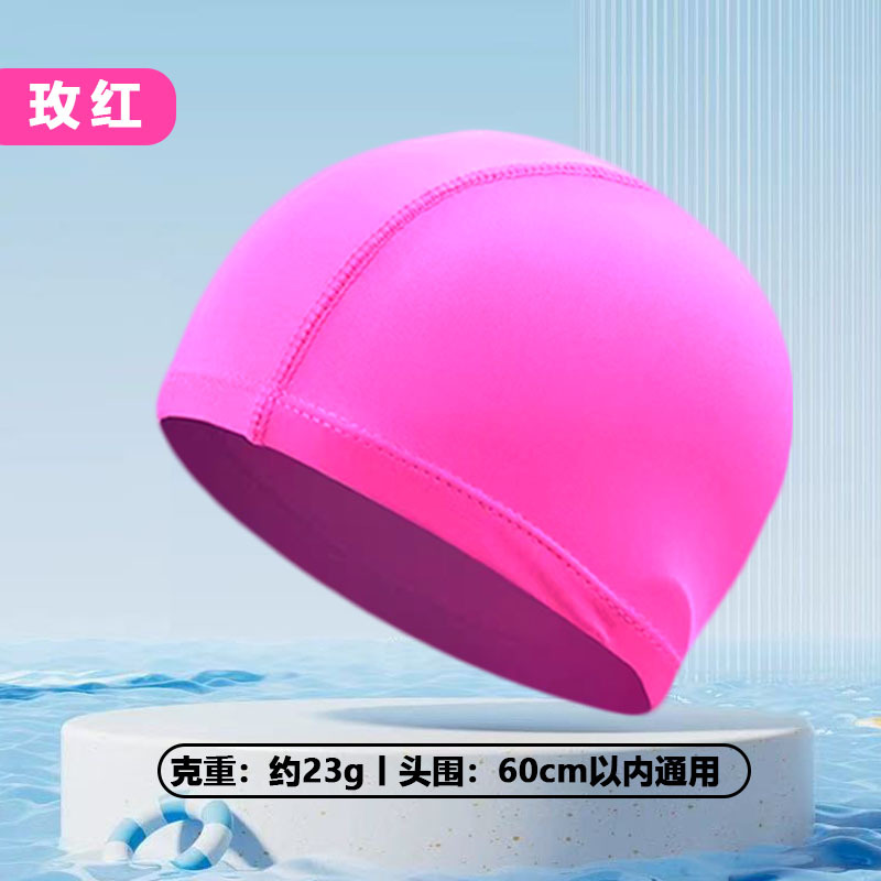 Gorro de natación al por mayor Gorro de natación de tela unisex Gorro de natación de secado rápido con estampado de aguas termales para niños adultos