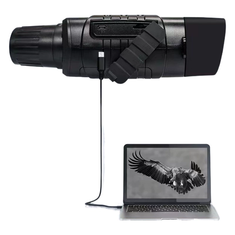 Трансграничный полностью черный HD бинокулярный Цифровой телескоп ночного видения Бинокулярный инфракрасный телескоп ночного видения