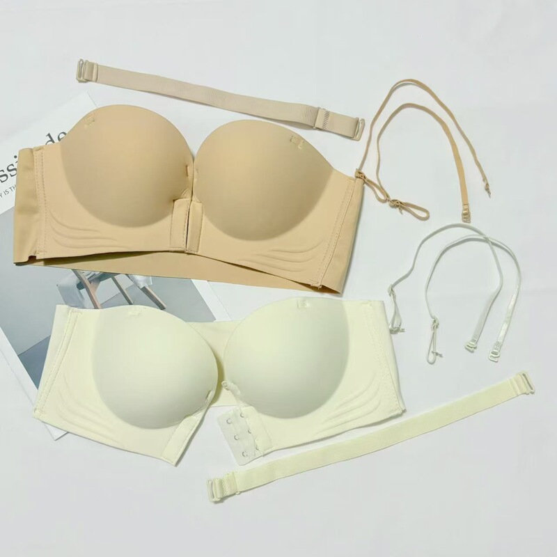 小さな胸の女性用ブラジャー、プッシュアップ効果で大きく見せかけ、滑り止め、美しい背中、シームレス、厚みのある、露出防止ブラジャー、ワイヤーなし、厚みのあるブラジャー|undefined