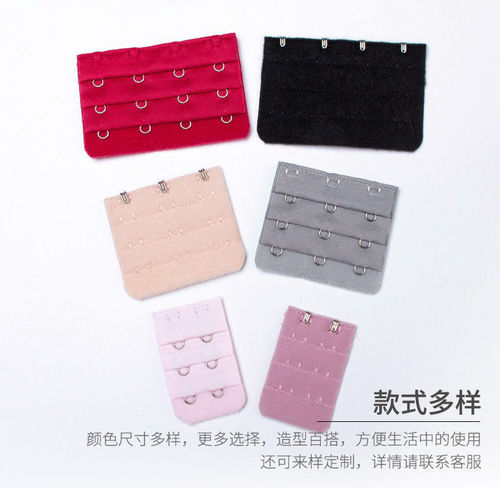Underwear with extended buckle and row of buttons, three rows of three buttons, women's buckles, 4 extension buckles, 5 four rows of back buckles, bra extension with buckle