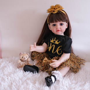 NPK 55cm full glue simulation reborn doll Betty cross-border e-commerce supply one-piece delivery