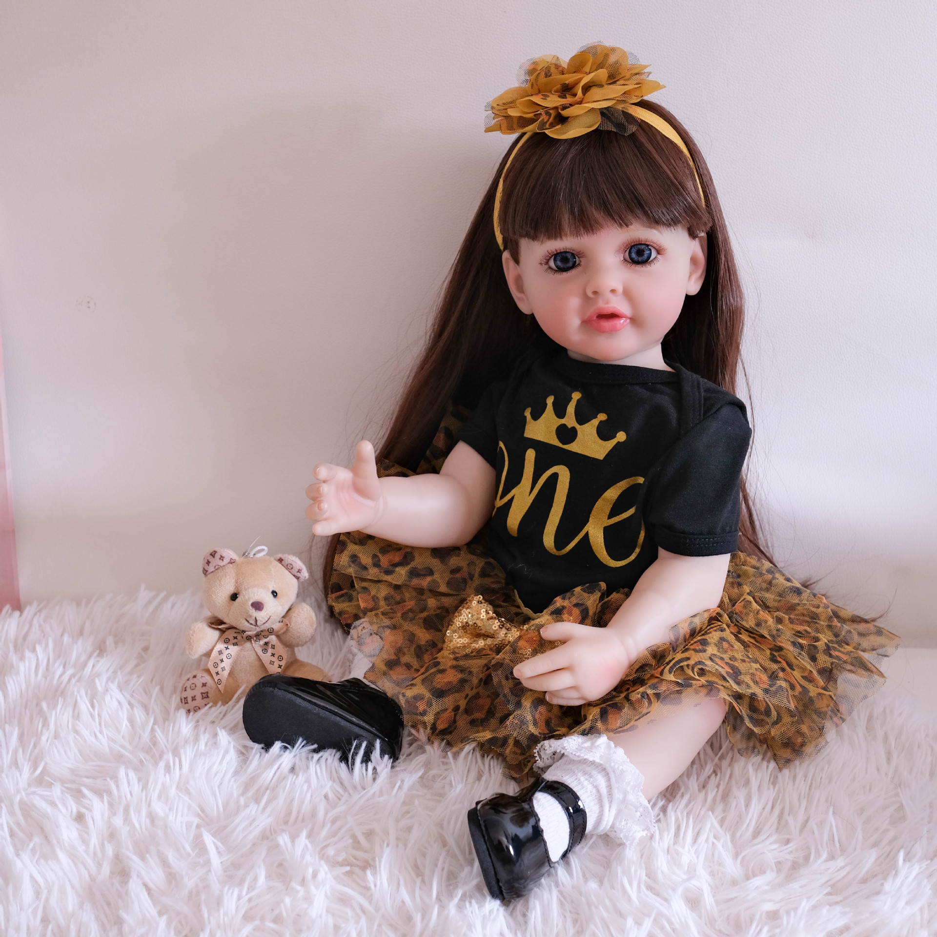 Muñeca Reborn Realista de Silicona Completa de 55 cm, NPK Original, Betty, Suministro de Comercio Electrónico Transfronterizo, Éxito de Ventas en Ozon
