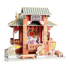 China's Famous Ancient Architecture: Chinatown 3D Puzzle Toy Model – Xinglong Tavern DIY 3D Puzzle for Kids