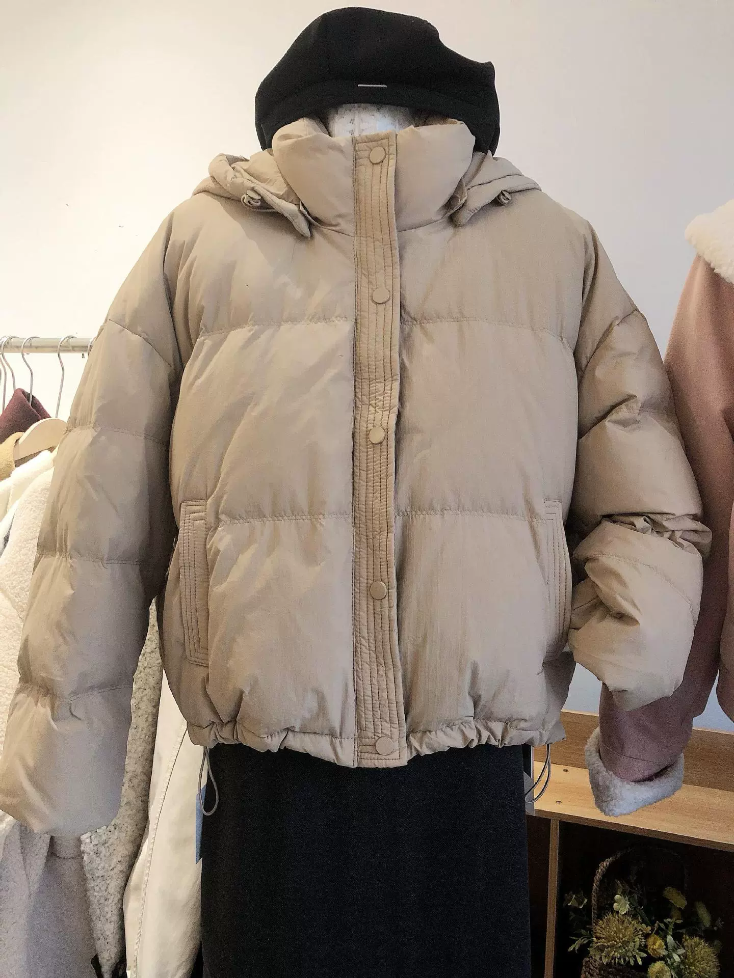 Плотные пальто с принтом бренда, оптовая продажа