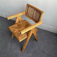 中国風の古材のダイニングチェア、レトロで懐かしいスタイルのレジャーチェア、古典的な禅の気分のベンチ、椅子、無垢材で耐久性があります。