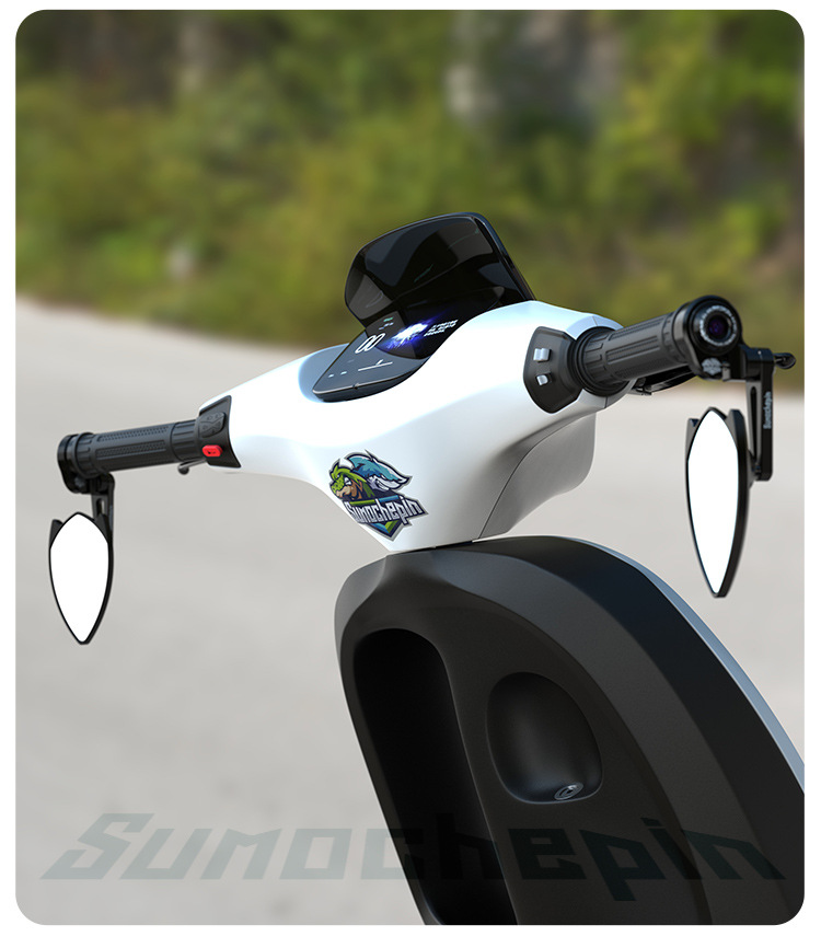 Suitable for No.9 M3 Polar Core Ae5I Reflector Calf Electric Vehicle Modified Handlebar Mirror Motorcycle Handlebar Rearview Mirror