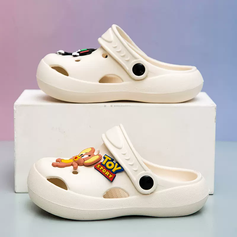 儿童包头拖鞋室内软底防滑洞洞鞋夏季中大童沙滩鞋男女凉拖鞋批发