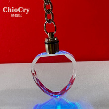 创业摆台水晶空白内雕uv钥匙扣促销小礼品朋友的生日礼物跨境TUEM