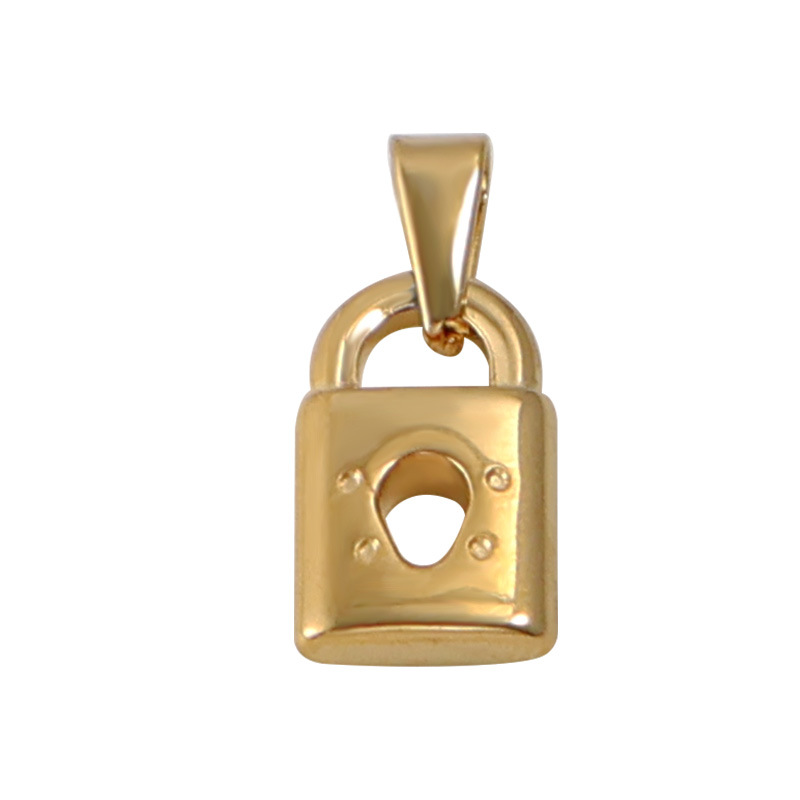 4g Weight Pendant Jewelry Making Type Real Gold Plated Plating Material DIY Jewelry Accessories Classification 1 Piece Quantity 304 Stainless Steel, 316 Stainless Steel Material Geometric Pattern Elegant, Streetwear Style Waterproof Non Tarnish, Plating Craft 1 Piece 304 Stainless Steel 316 Stainless Steel Real Gold Plated Geometric Pendant DIY Jewelry Accessories 3