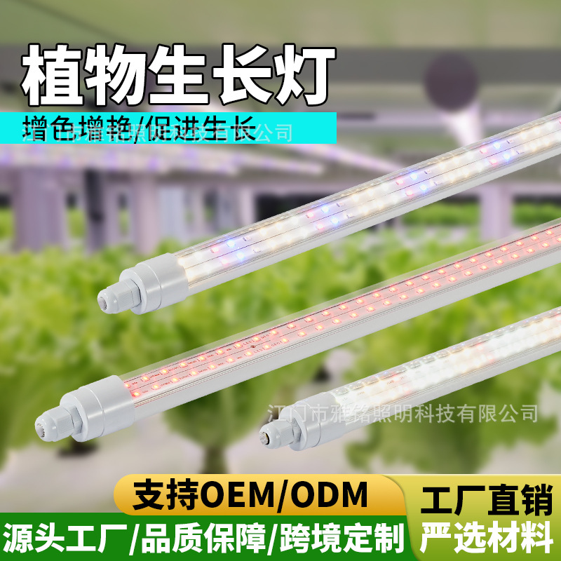 植物灯IP65防水T8温室农场育苗花卉绿萝Samsung301h生长补光灯 灯饰照明厂家批发实拍图