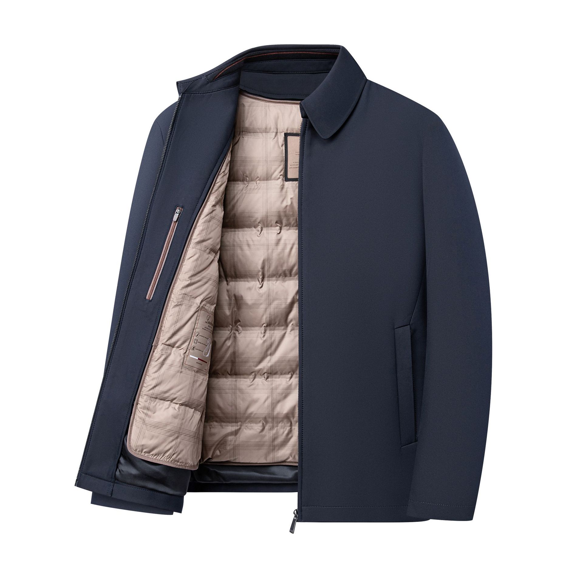 1-25888 duck down-navy blue