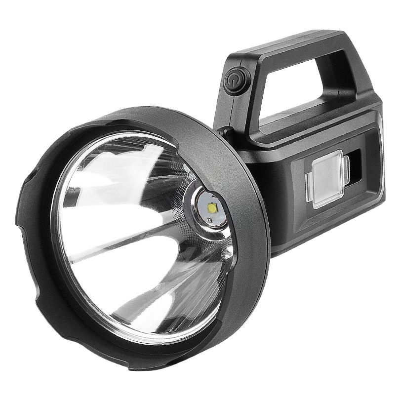 Shangjia mano fuerte al aire libre eléctrico USB recargable luz de emergencia P50 Gran taza de luz linterna solar COB reflector portátil