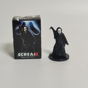 European and American horror movie Scream screams grimaces Q version doll box egg small hand model ornaments wholesale