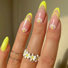 跨境山茶花穿戴甲歐美穿戴甲甲片成品批發指甲美甲甲片批發