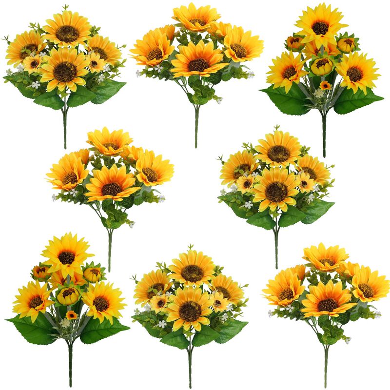 Simulated Flower Sunflower Simulated Sunflower Wedding Wedding Home Decoration Fake Flower Photography Props Ornaments Wholesale Simulated Flower Sunflower Simulated Sunflower Wedding Wedding Home Decoration Fake Flower Photography Props Ornaments Wholesale
