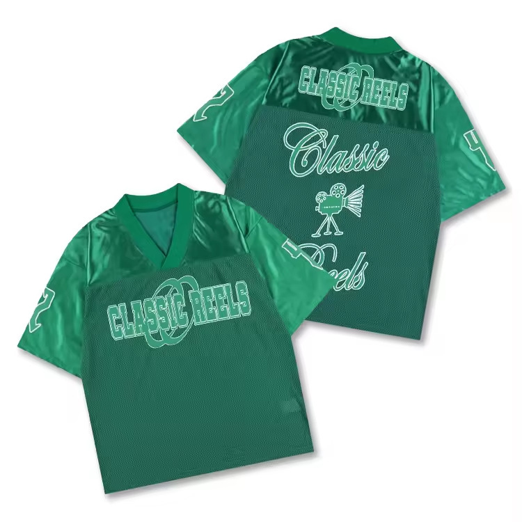 Tf Full Print Sportswear Retro Classic Retro Rugby Shirt Custom Retro Rugby Sweatshirt V-Neck Foot