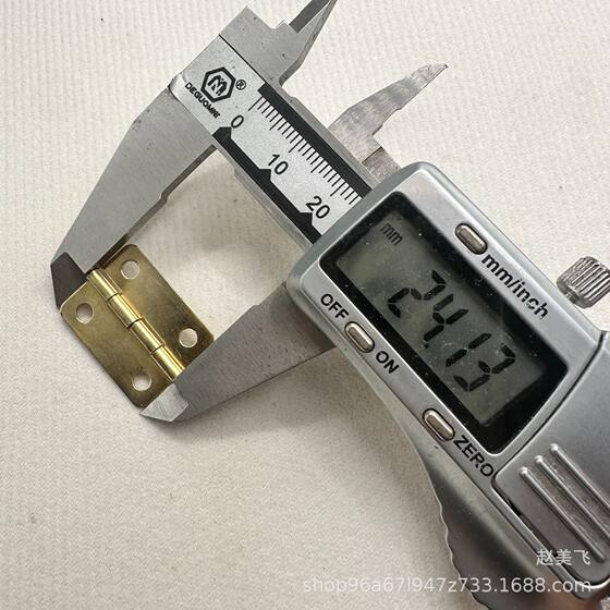 Mini Mini Small Hinge Cassette 1 Inch Rounded Iron Hinge Jewelry Box Wooden Box Hardware Accessories