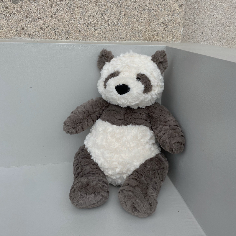 外国貿易の北欧のシンプルな白黒のパンダの子供のぬいぐるみのぬいぐるみのおもちゃの子供の活動の贈り物の卸売り