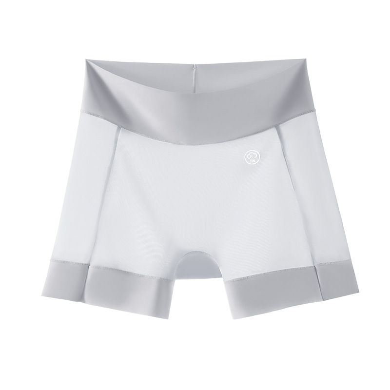 Pantalones de seguridad de gran tamaño para mujer, estilo delgado de verano, sin costuras y sin rizos, base líquida dos en uno, leggings de seda de hielo