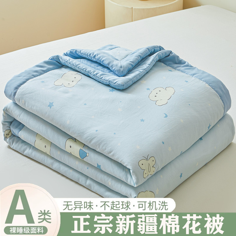 A類母子級新疆綿花夏涼は二人で洗濯できる夏のエアコンはプレゼント布団夏被 ~