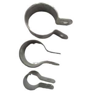 Greenhouse Clamp Round Hoop Round Pipe Connection Fixing Fittings Clip Hot Galvanized Round Pipe Clamp Round Hoop Round Hoop
