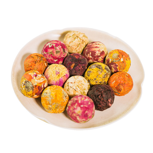 Handmade Yunnan Pu-erh Dragon Ball Jasmine Tea, Wholesale Loose-leaf Rose and Peony Dragon Ball Tea