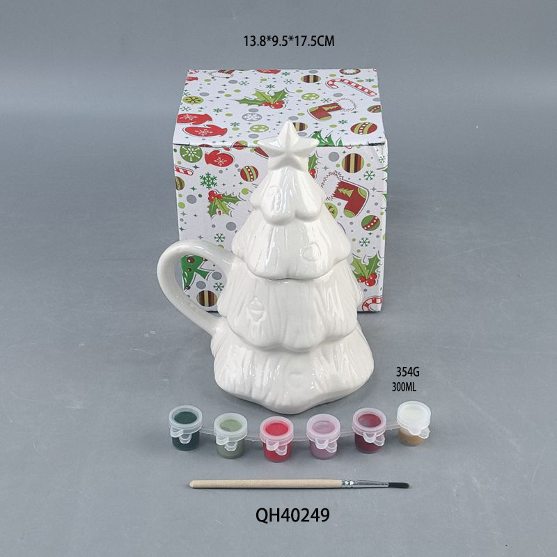 Tazas de cerámica estilo americano con temática navideña, cuidadosamente seleccionadas, con tapas, tazas de café, regalos navideños creativos para parejas