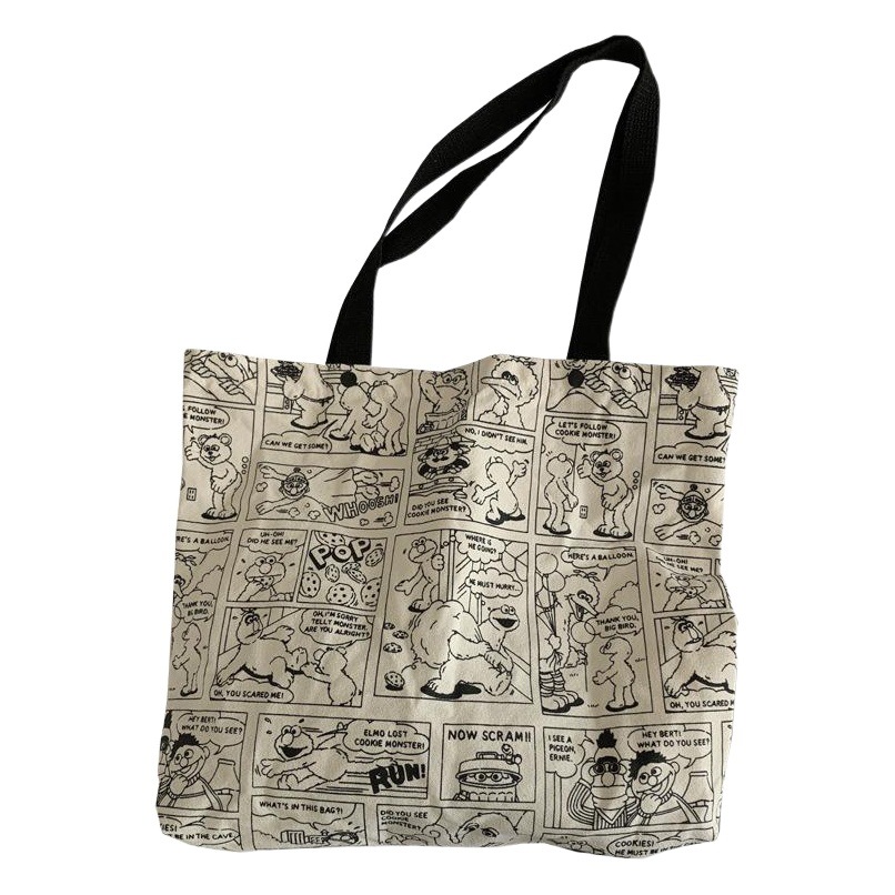 Bolsa de lona de las mujeres de un solo hombro yoga deportes ins bolsa de tela estudiante estilo japonés artístico simple gran capacidad estilo coreano fresco
