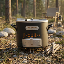 户外便携柴火炉农村柴火灶煮茶炉木炭不锈钢柴火炉非洲cook stove