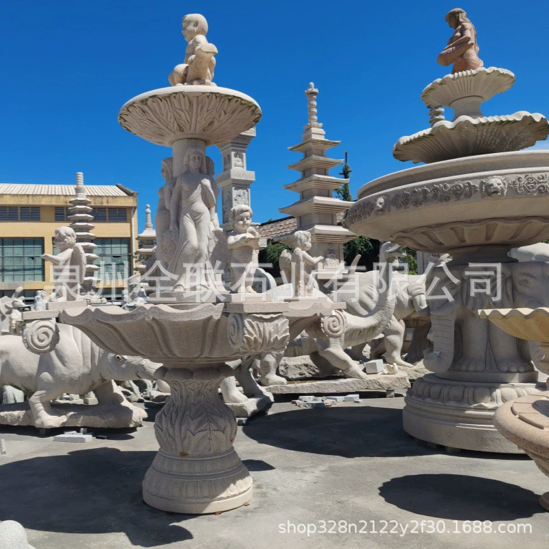 Золотой конопля гранит каменная скульптура водная чаша фонтан текущей воды ландшафтный скульптура желтый ржавчина каменный фонтан водяная чаша скульптура