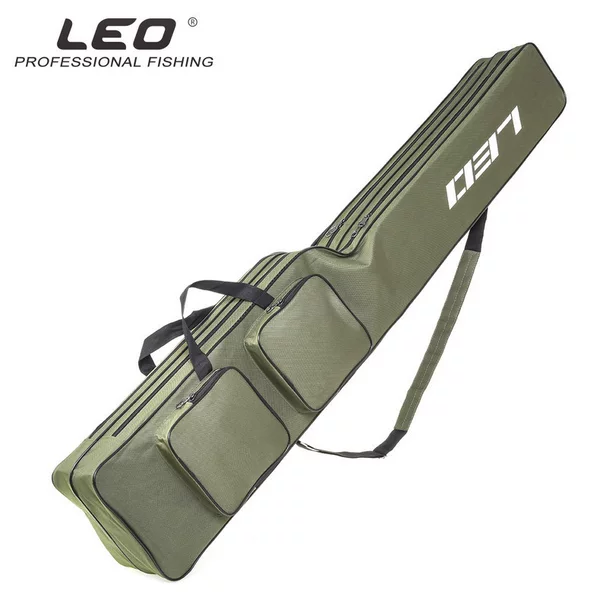 28064 [Double-Layer Knife-Type Big Belly Fishing Gear Bag 1.3m] European Style Fishing Rod and Sea Rod Bag