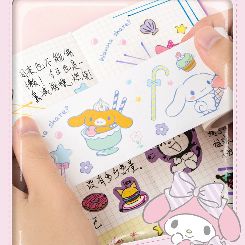Guangbo Sanrio, оригинальная повязка для волос, наклейки, чертежная бумага, бумажный скотч, для рукоделия