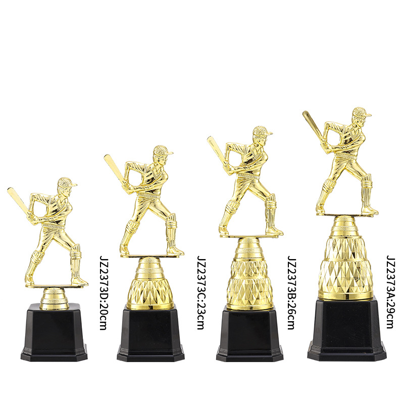 Nuevos eventos trofeos de plástico recompensas juegos escolares infantiles cuentas de cuentas de cuentas de beisbol equilibrio carro paloma
