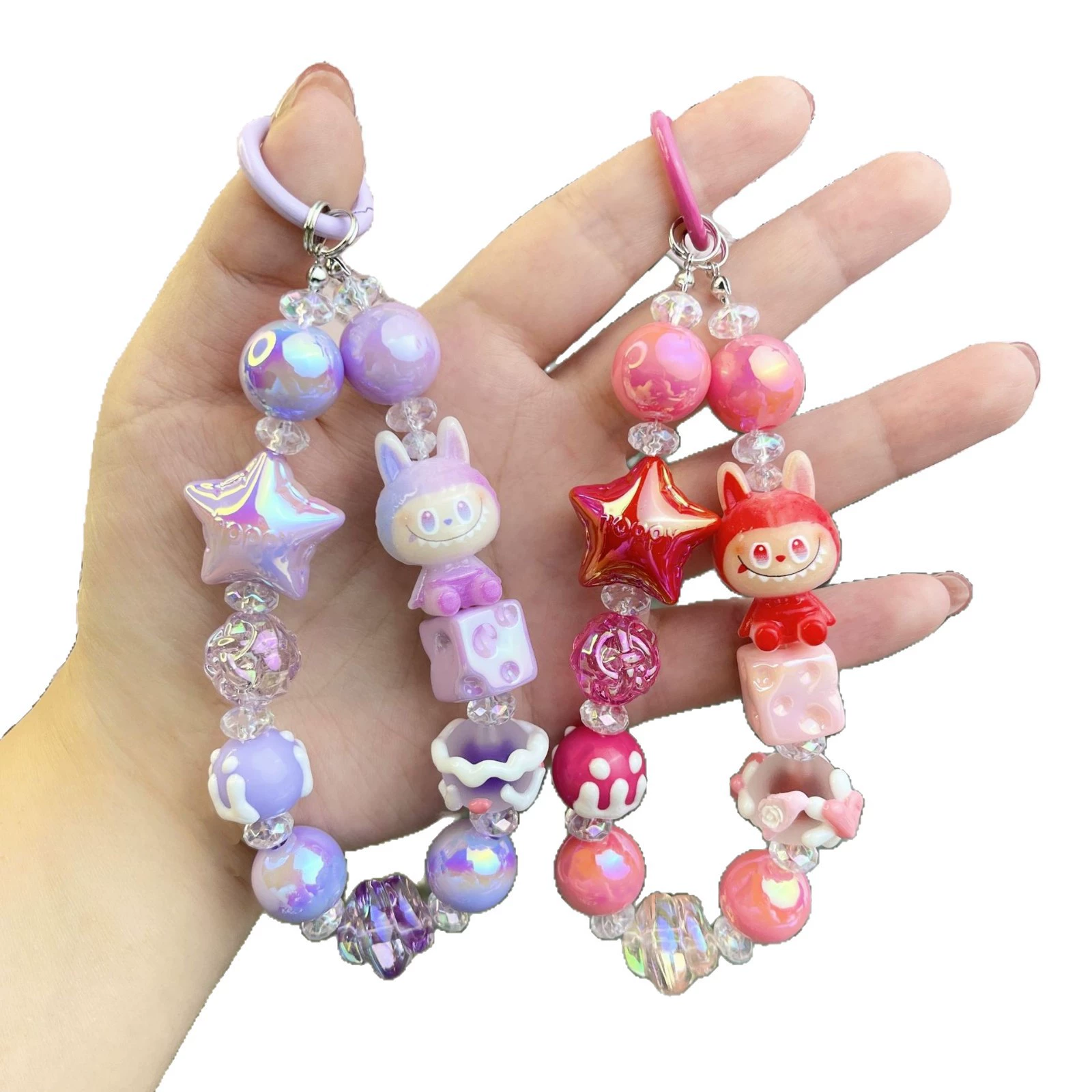 Mobile phone, keychain, pendant, accessory, hand painting