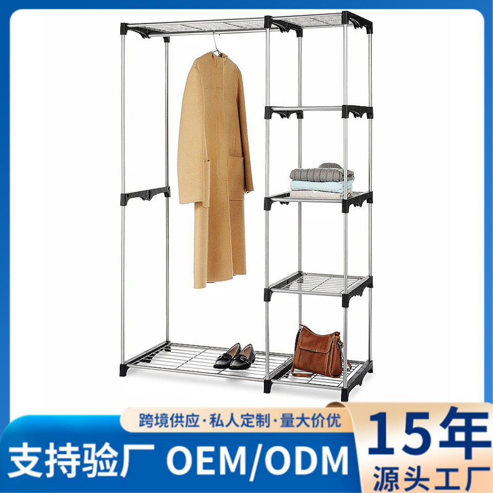 Transfronteriza personalizada desmontable rack de zapatos de metal armario estante de almacenamiento rack de zapatos y sombreros puerta de entrada de hierro forjado multicapa gabinete trasero