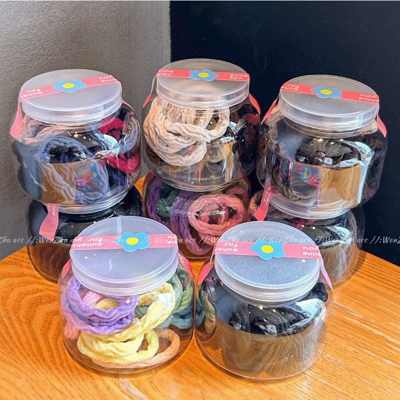 Corda de cabeza gruesa coreana 20 cuerda de cabello durable sin costuras, cuerda de cabello gruesa, cuerda de cabello cola de caballo